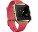 Fitbit Blaze, Curea Silicon L, Roz/Auriu