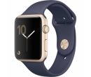 Apple Watch 2 42mm Gold Aluminium Case, Midnight Blue Sport Band