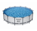 Piscina Bestway Steel Pro MAX, pompa filtrare si scara inclusa, 4.27m x 1.07m