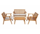 Set mobilier gradina Tana, lemn/poliester