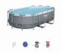 Piscina ovala cu cadru metalic Bestway, 4.27x2.5x1 m