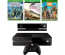 Microsoft Xbox One 500GB, Kinect + Kinect Sports Rivals, Forza Horizon 2, Zoo Tycoon 